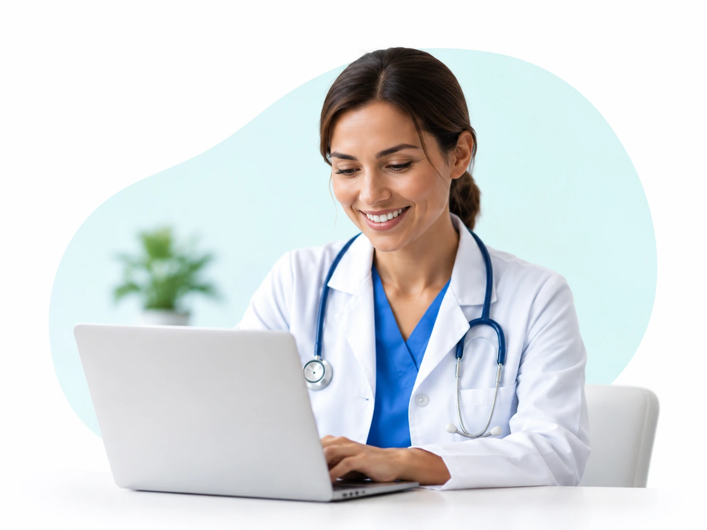 Licensed healthcare provider reviewing an online STD consultation