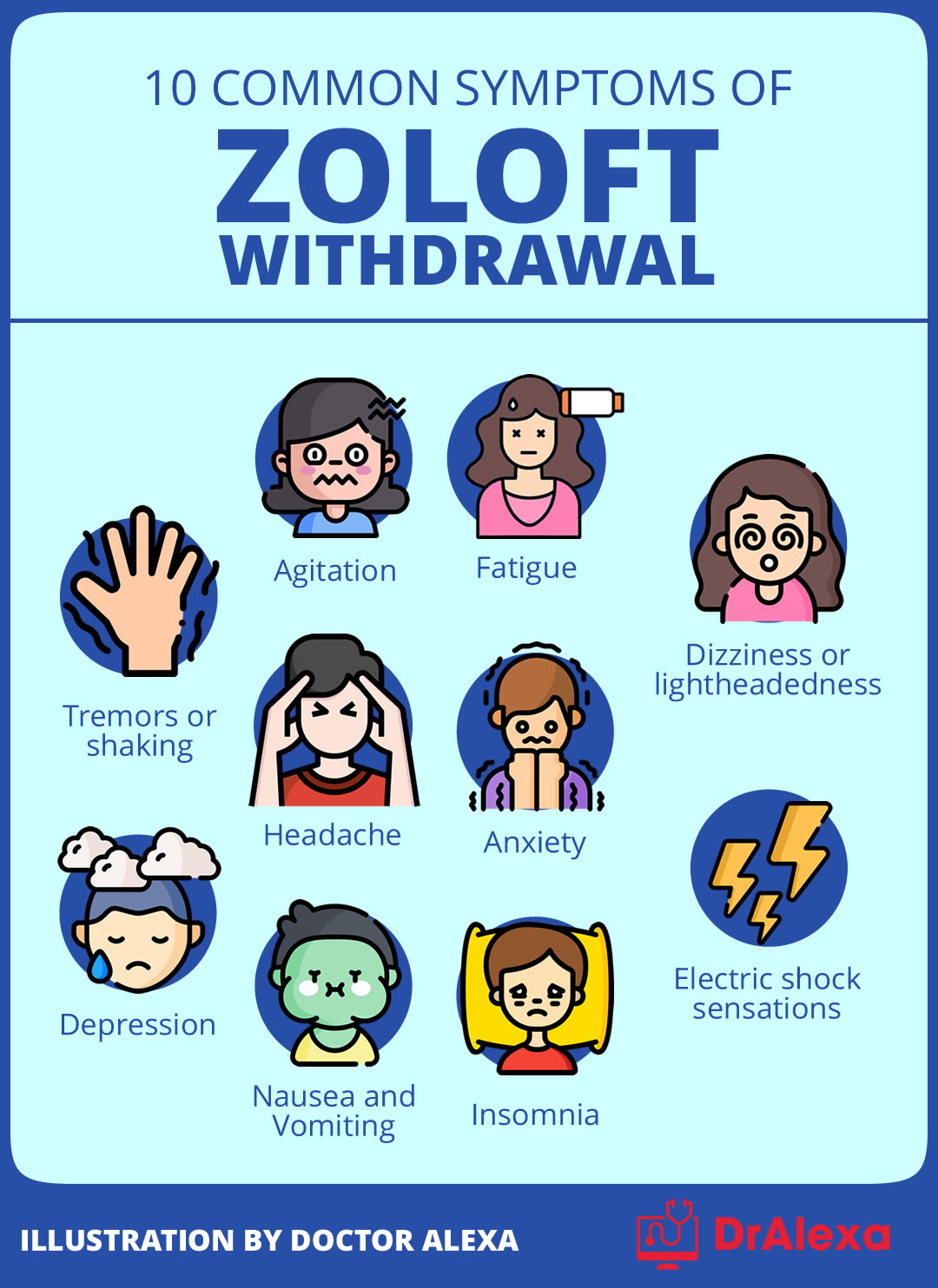 10 common symptoms of zoloft withdrawal